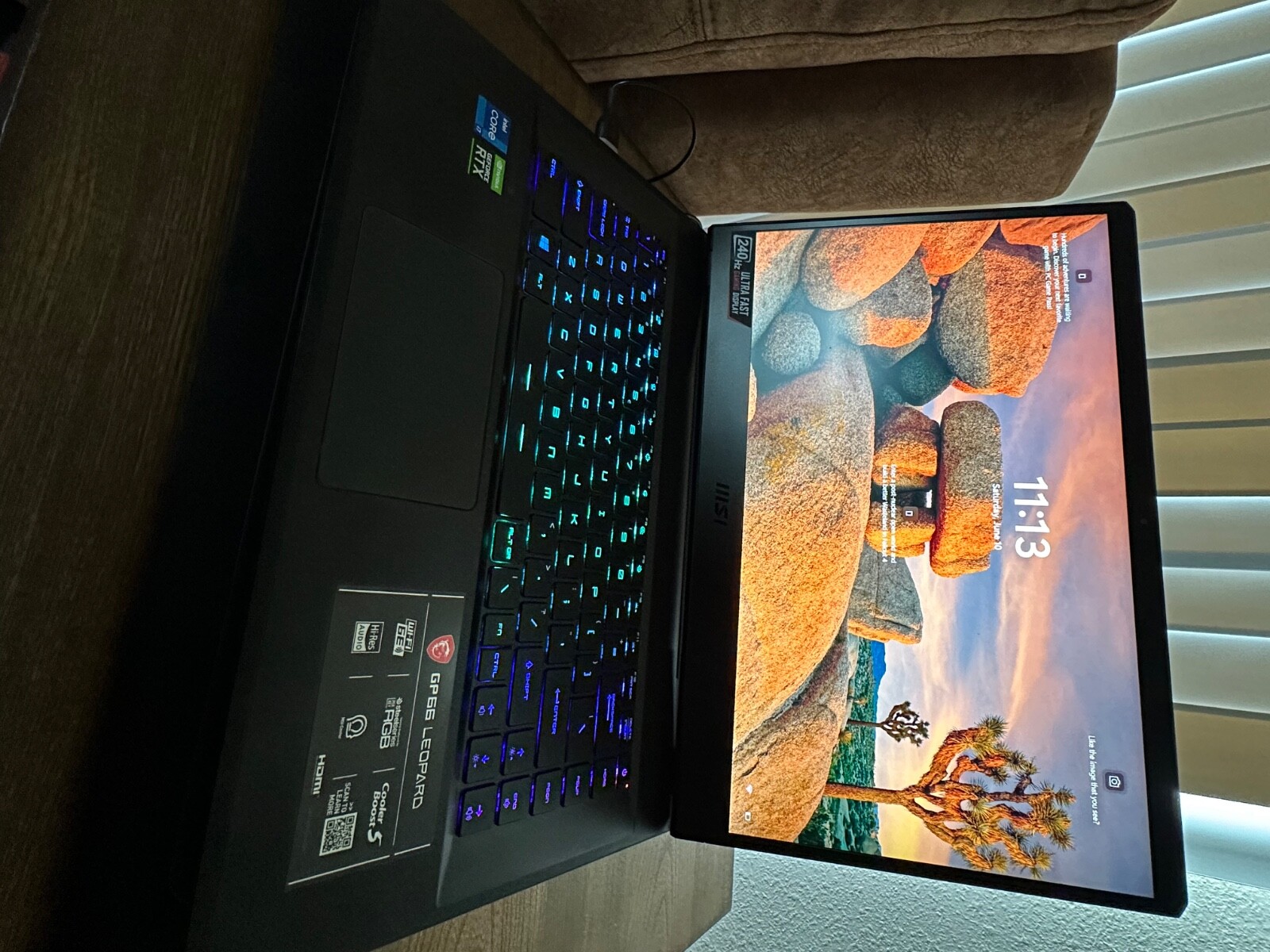 MSI GP66 Leopard 15.6 inch (1TB, Intel Core i7-11th Gen.,16GB) RTX 3080