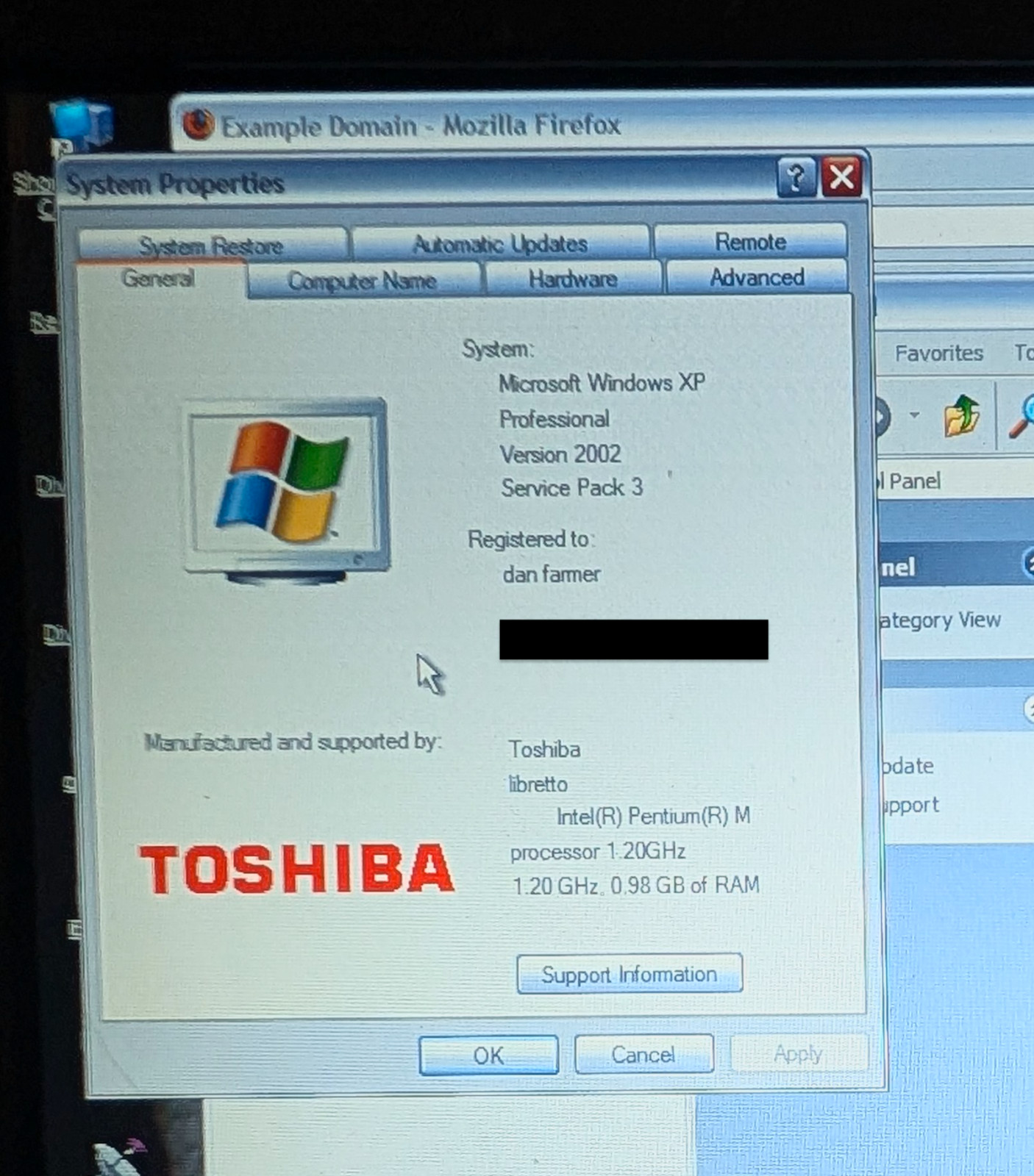 Toshiba Libretto U100-S213 Ultra-Portable Mini Laptop (with two batteries)