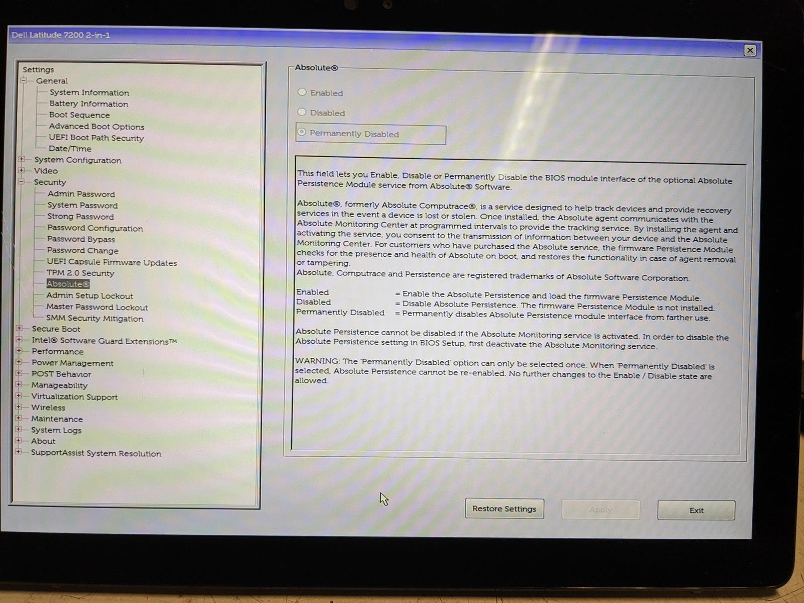DELL LATITUDE 7200 2-IN-1 i5-8365U @ 1.60GHz, 8GB RAM, NO HDD/OS – (FOR PARTS)