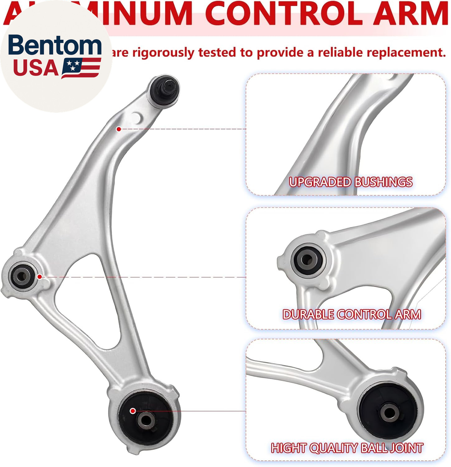 Front Lower Control Arms Suspension Kit for 2014-2018 Nissan Altima, 2013 Nissan