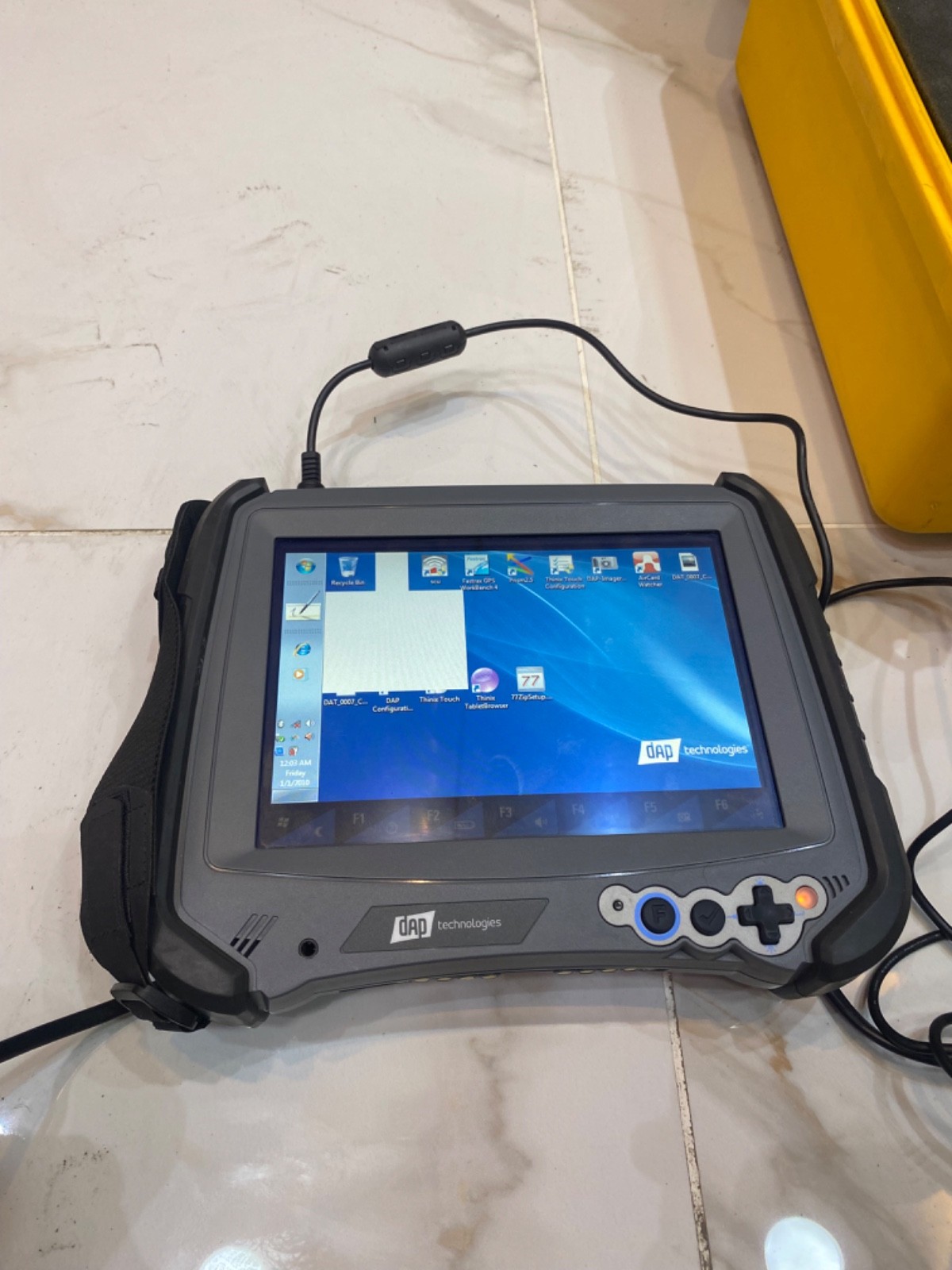 DAP Technologies M9000 ,9000WBWV1 Rugged Tablet with CBCE840V-9 Docking station