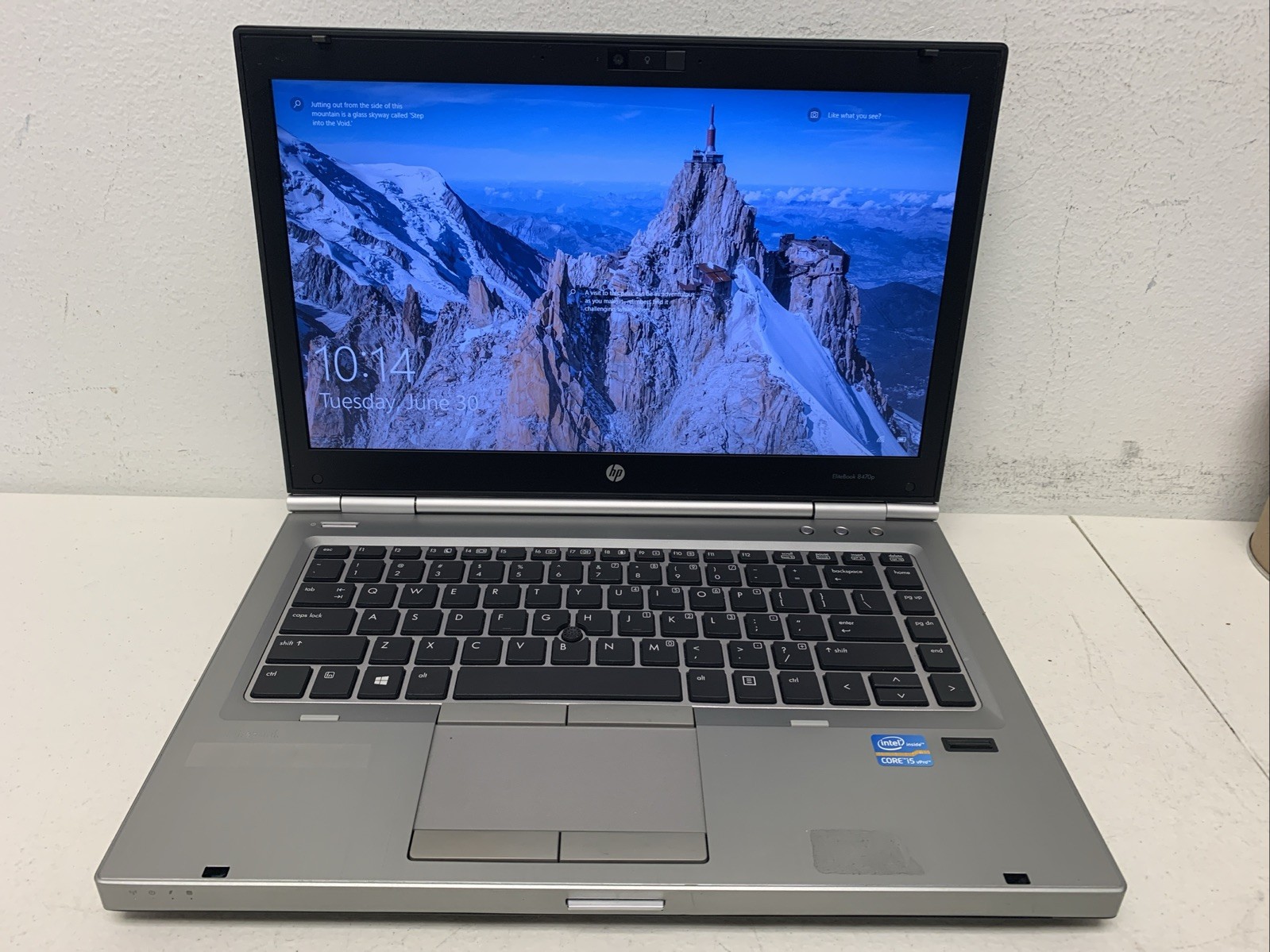 HP EliteBook 8470p 14″Intel Core i5-3340M 8GB Ram 128gb SSD Windows 10 Pro
