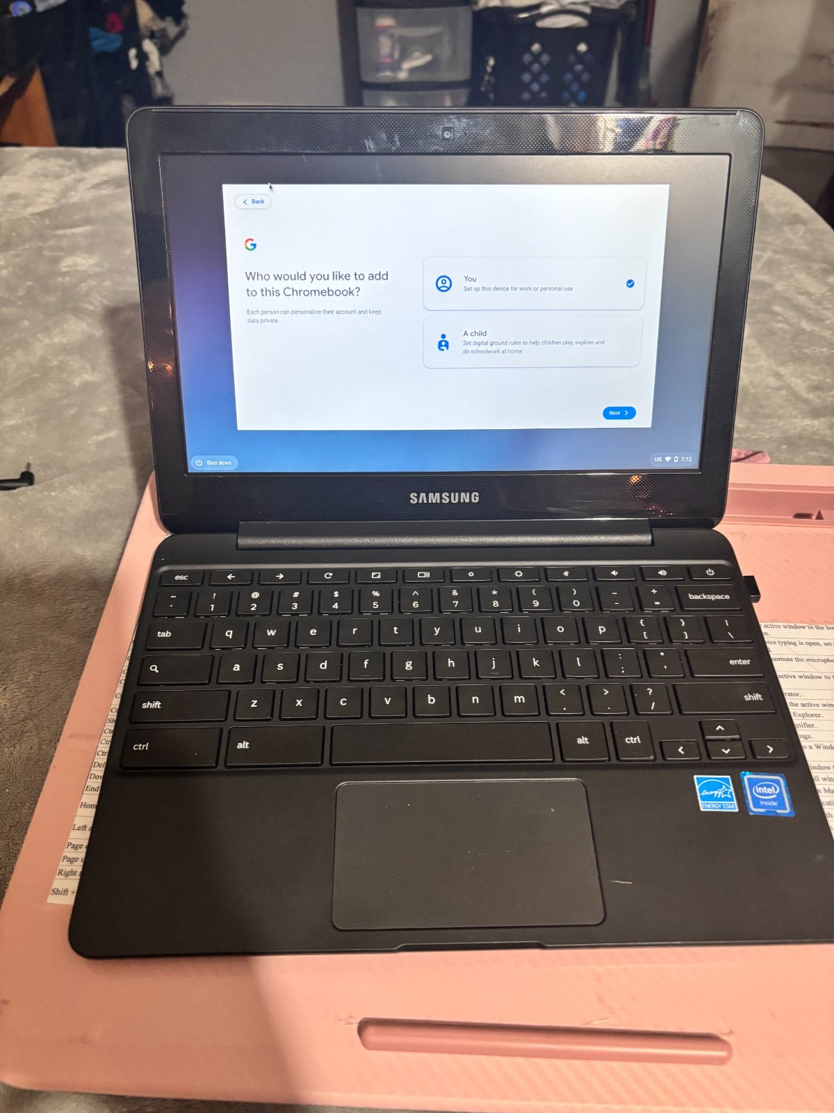 Samsung Chromebook 3 ‎XE500C13-K01US 11.6” (16GB SSD Intel Celeron N3050 1.6GHz