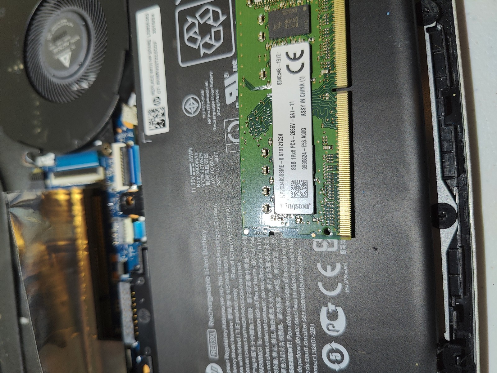 HP PROBOOK 440 G6 Intel® Core™ i5-8265U 8GB RAM, NO HDD/OS PARTS ONLY