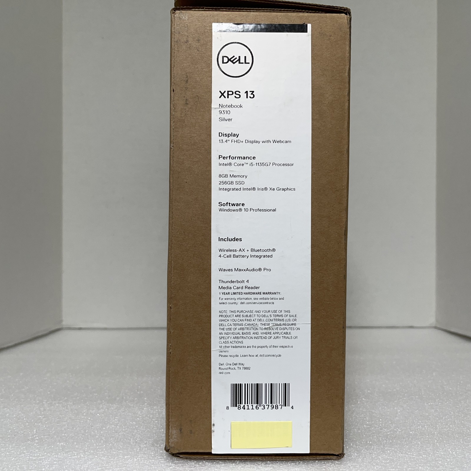 Dell XPS 13 9310 13.4″ Intel i5 8GB RAM/256GB SSD Silver/Black | Brand New