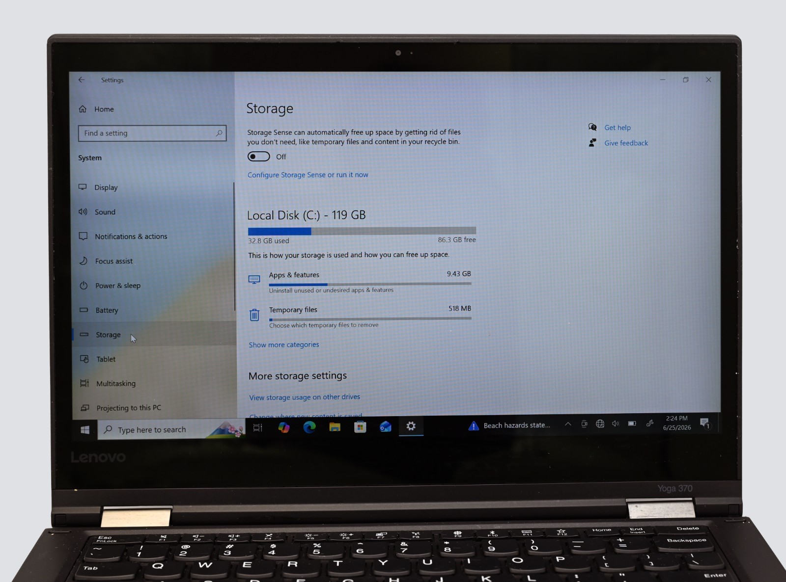Lenovo Thinkpad Yoga 370 (2-in-1) i5-7200u 2.5GHz 8GB RAM 256GB HD Windows 10 P