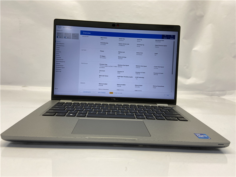 Dell Latitude 5421 Laptop i7-11850H 2.5GHz 8GB 256GB SSD Windows 10 COA Grade C