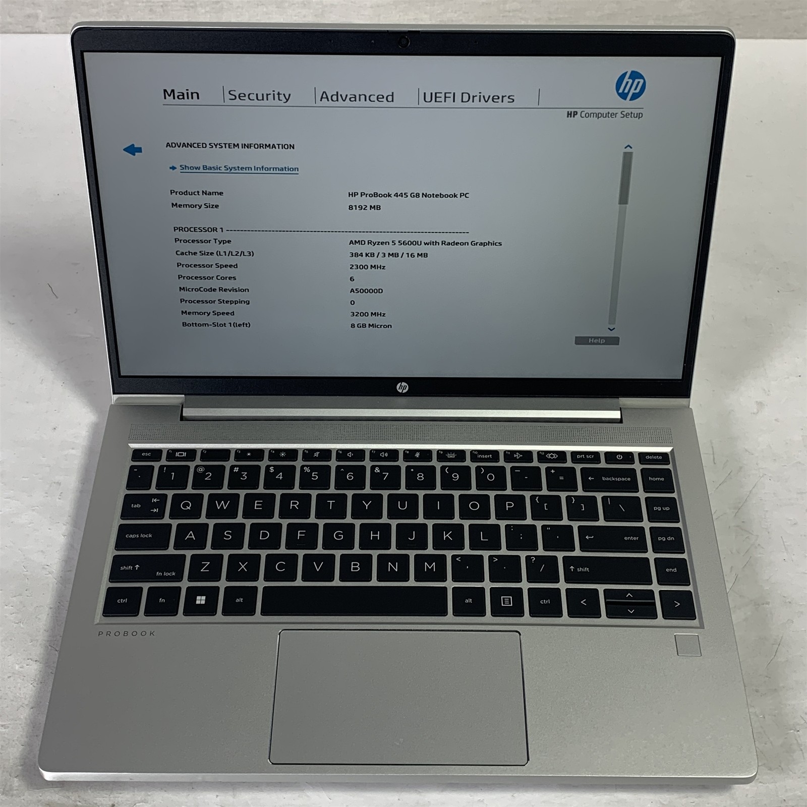 HP ProBook 445 G8 14″ Laptop Ryzen 5 5600U 2.3GHz 8GB – NO DRIVE