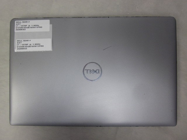 Dell Latitude 5540 I7-1370P @ 1.9GHz 512GB 32GB WIN11PRO TOUCH MX550 WNTY 4/27 1