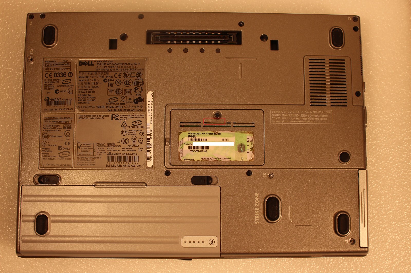 Dell D620 (1.83GHz/2GB/160GB/DVDRW) WXGA+ Windows XP PRO, SERIAL Port