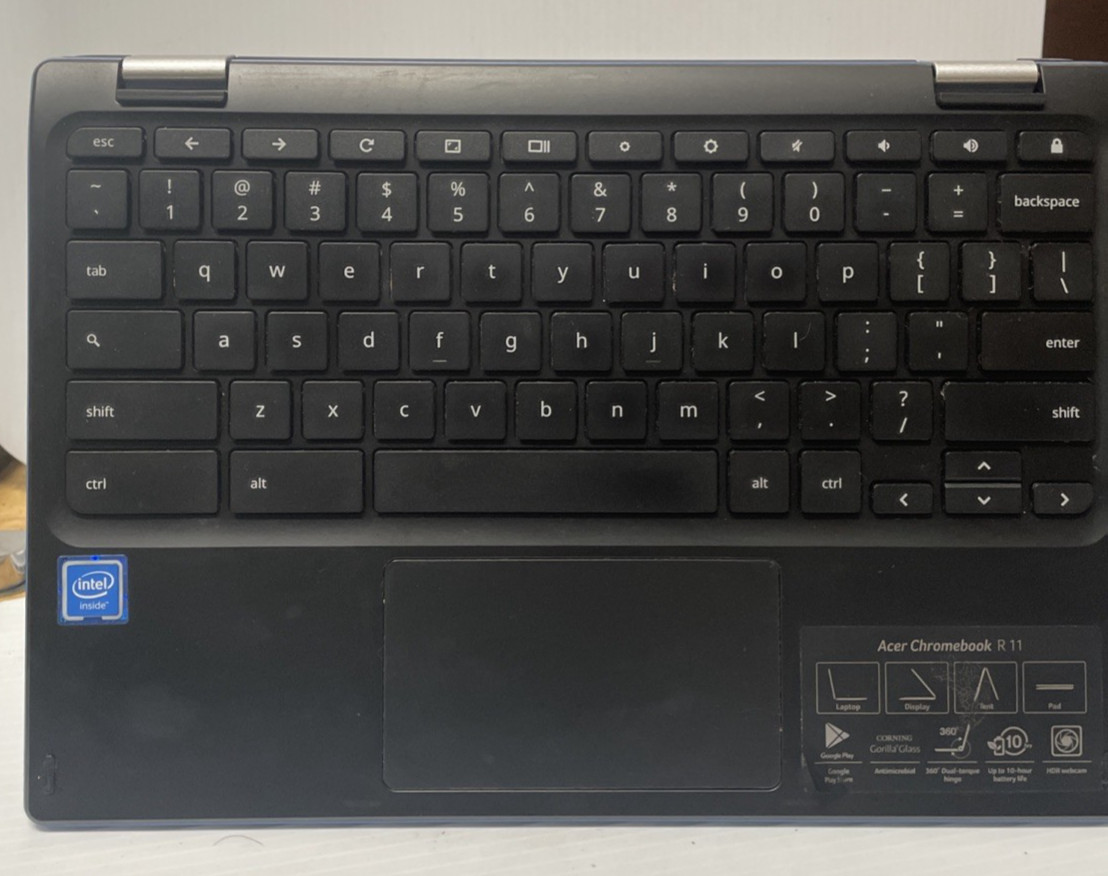 ACER Touch Chromebook R11 Laptop CB5-132T N15Q8 -NO CHARGER -PARTS & REPAIR ONLY