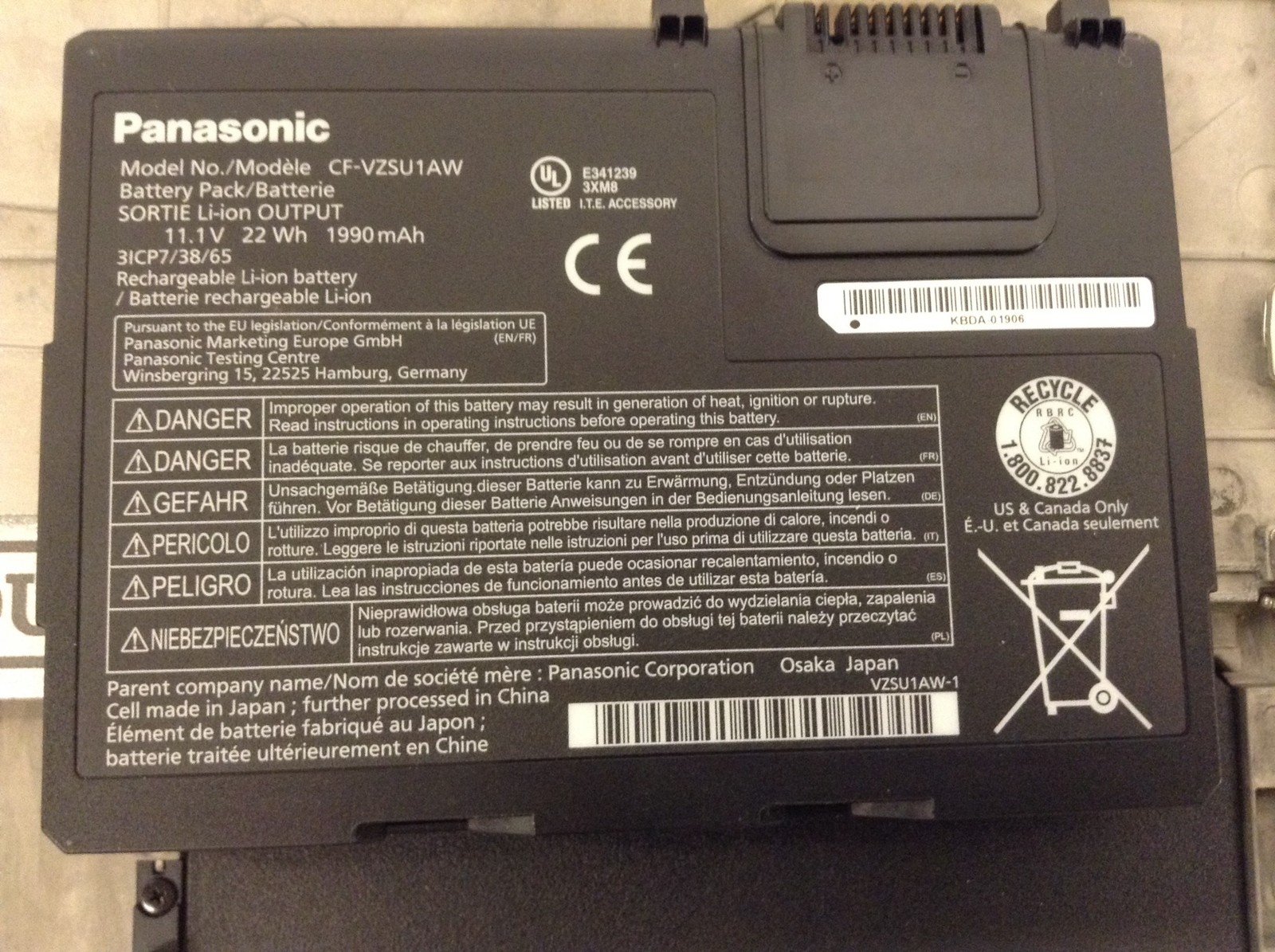 Panasonic Toughbook CF-33 MK1 Touch i7-7600U w/5K Hours, 16GB, 256GB, 2x Batt