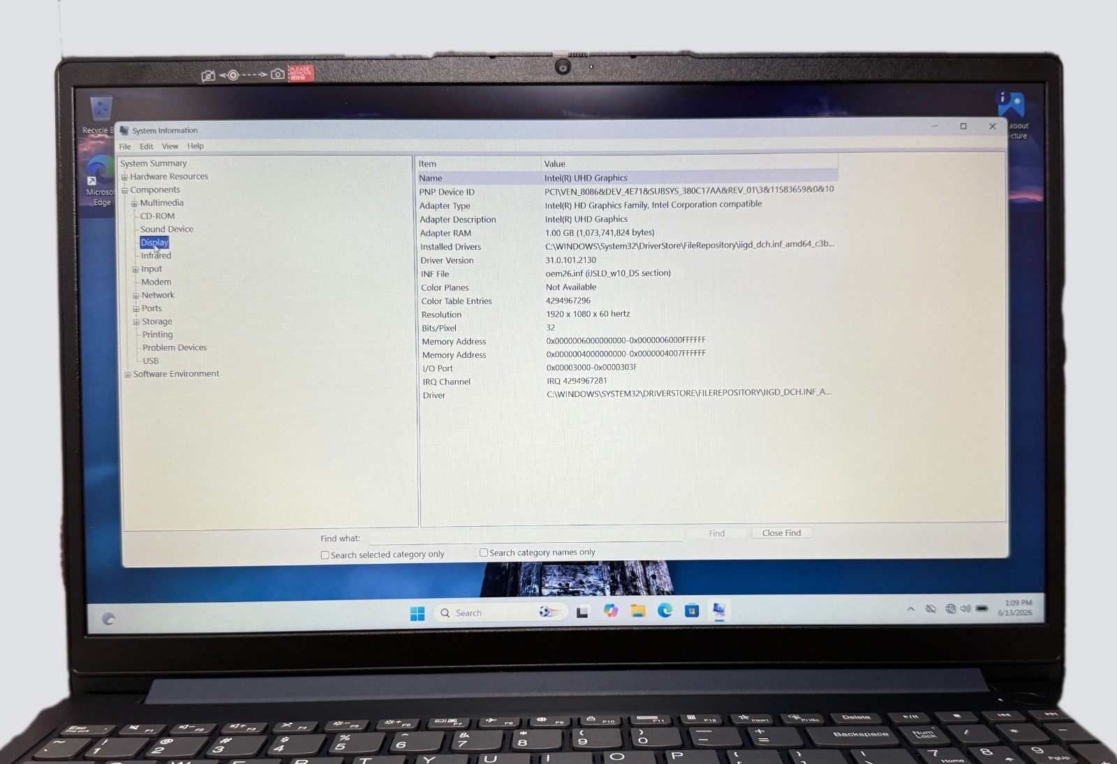 Lenovo Idea Pad 1 15IJL7 Pentium N6000 1.1GHz 4GB RAM 256GB SSD Win 11