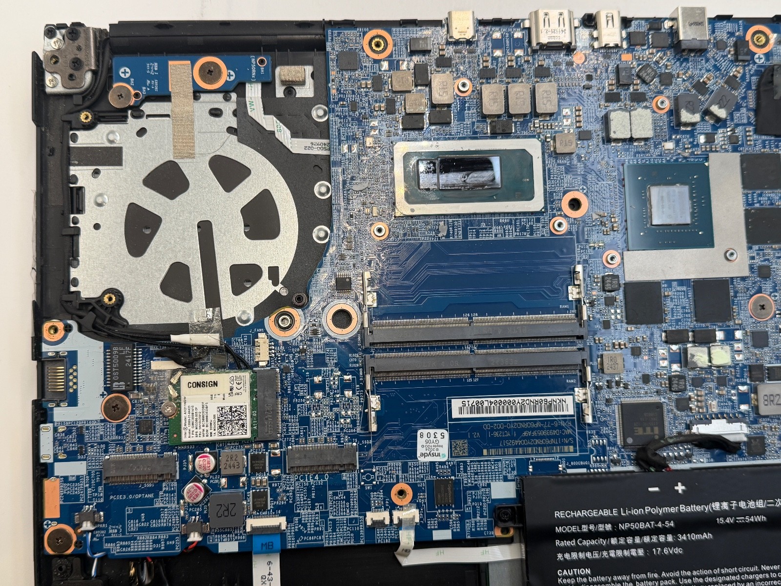 GIGABYTE RC56 | INTEL CORE I7-13620H | power dead / good lcd / PARTS REPAIR