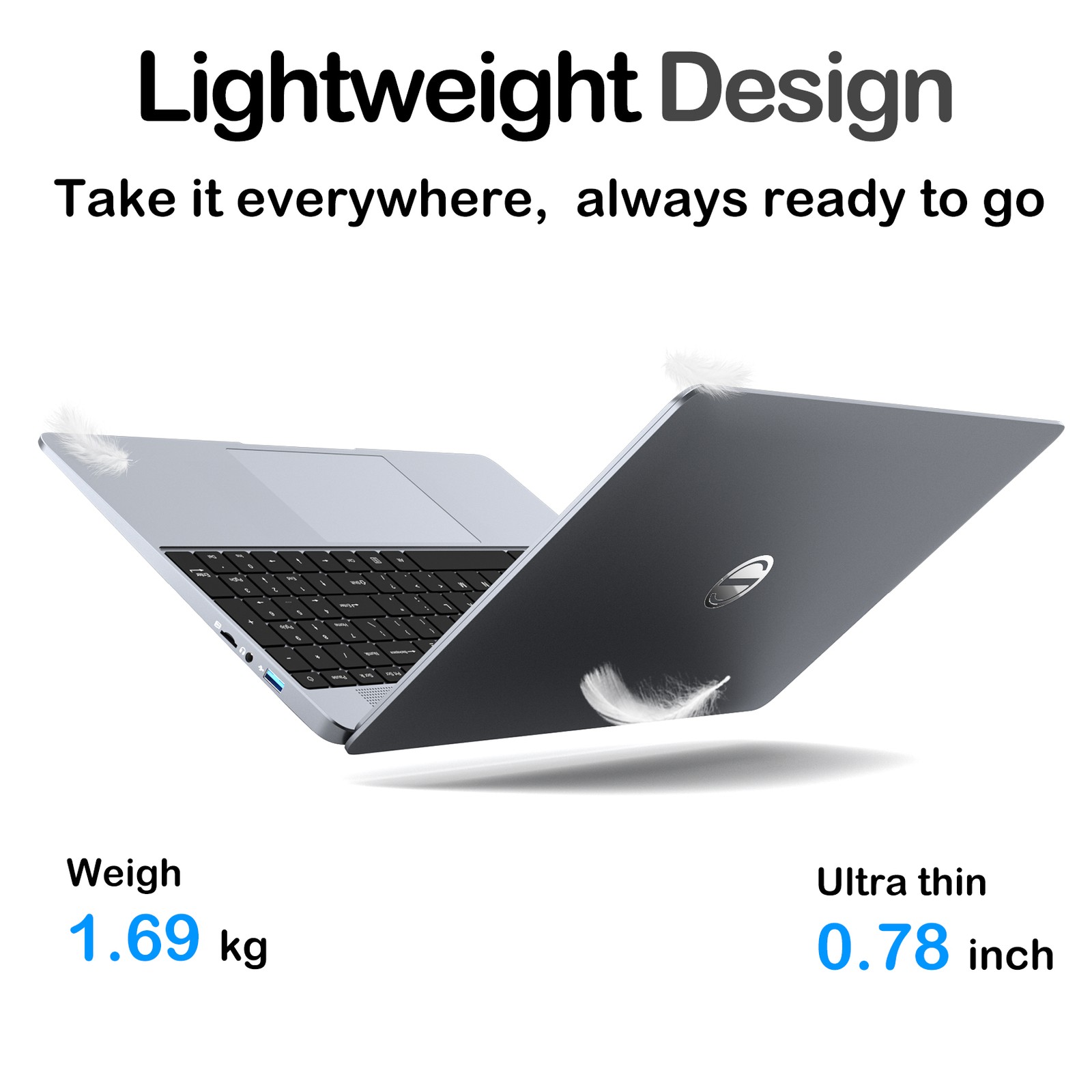SGIN 15.6 inch Laptop 8GB 12GB RAM+256GB 512GB SSD Intel Celeron WIFI Windows 11