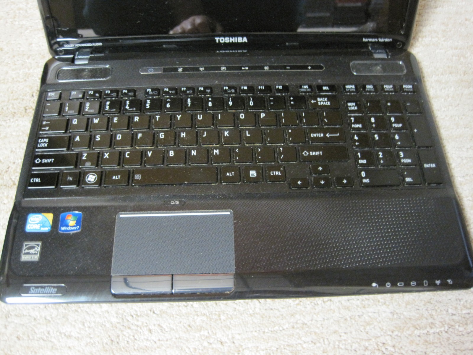 Toshiba A660-SERIES PSAW3U 10405T Windows 10 and Power Supply