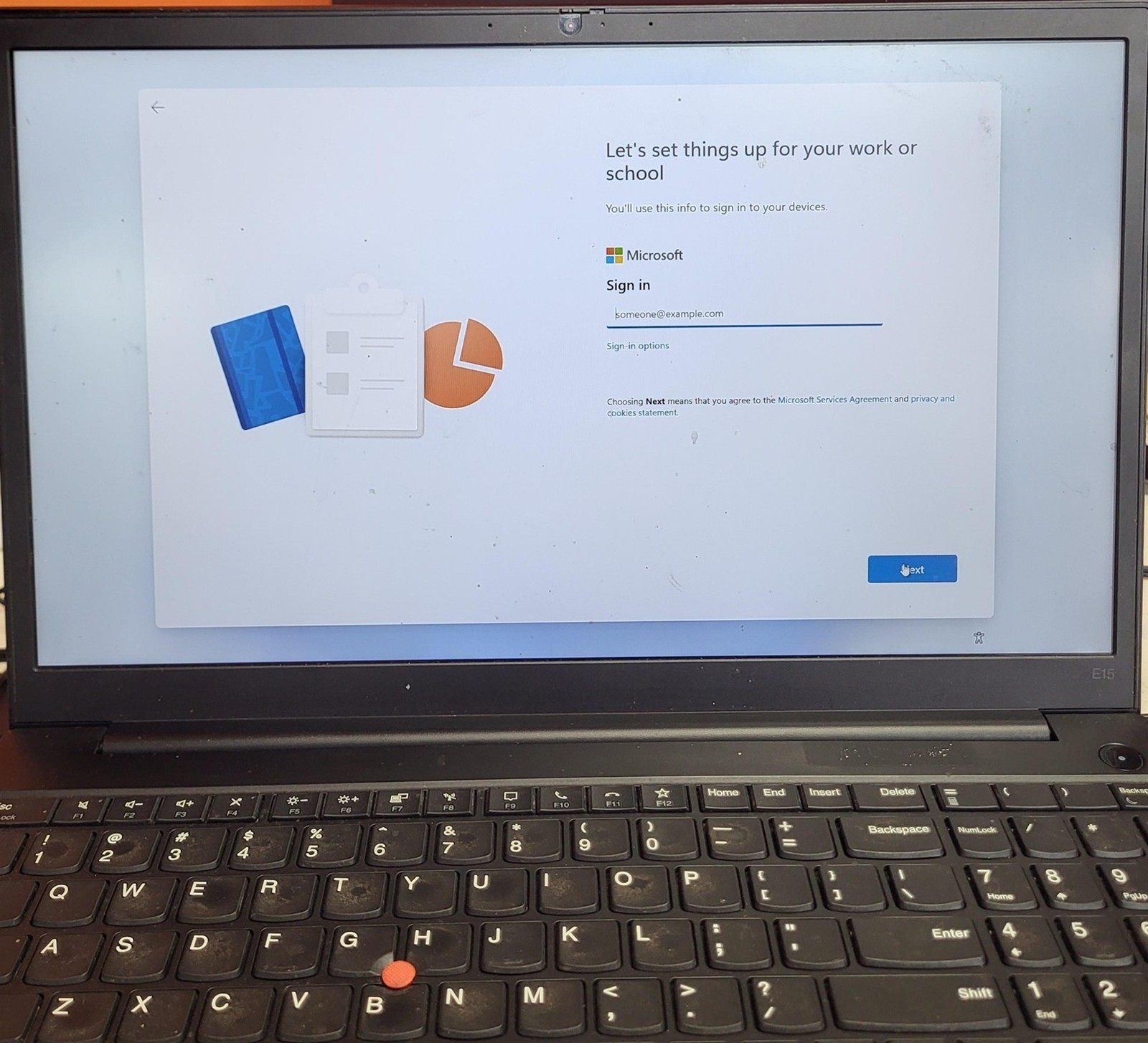 Scratched Screen Lenovo ThinkPad E15 Gen 2 Intel i5-1135G7 2.4GHz 8GB 256GB SSD