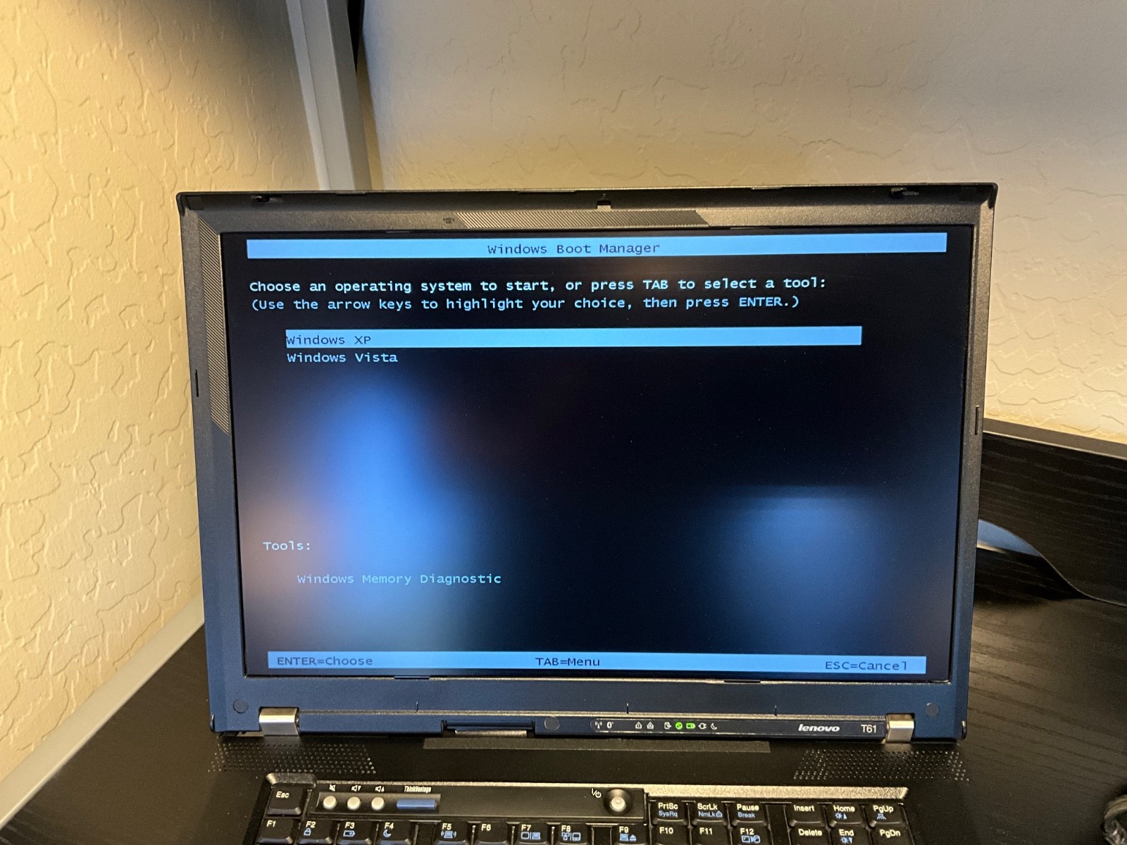 Lenovo ThinkPad T61 15 Inch Windows XP 4GB 256GB SSD Nvidia 140m Core 2 T7800