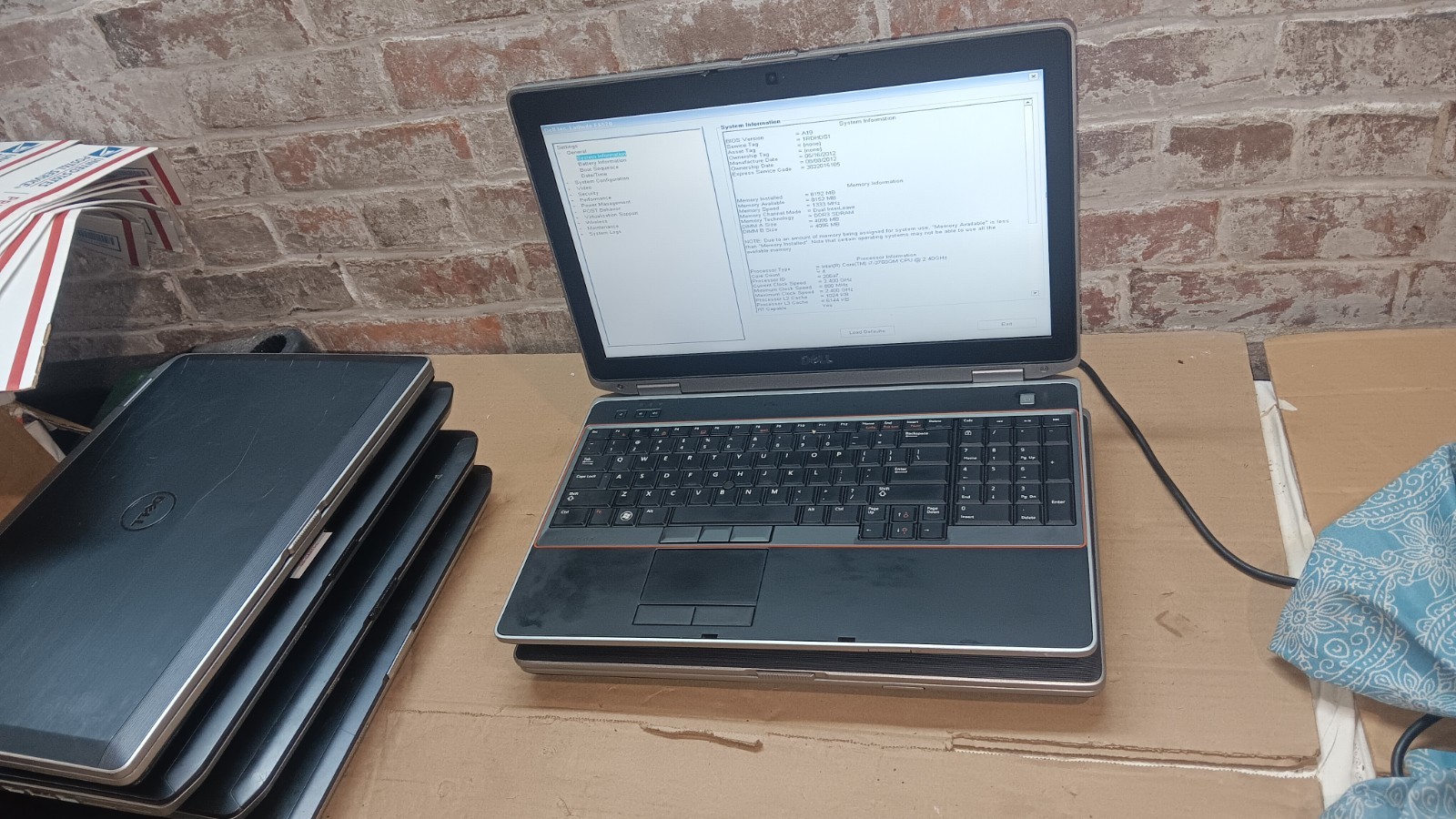 Lot of 6 Dell Latitude E6520 E5530 E5430 Laptops Core i5, i7 -15.6″ LCD screen