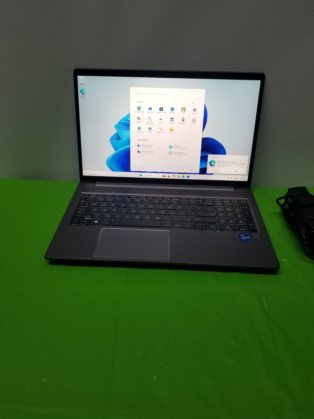 HP ZBook Power G8 15.6″ FHD Intel i7-11850H 32 GB 512 GB SSD,WIN 11 PRO 2.50GHZ