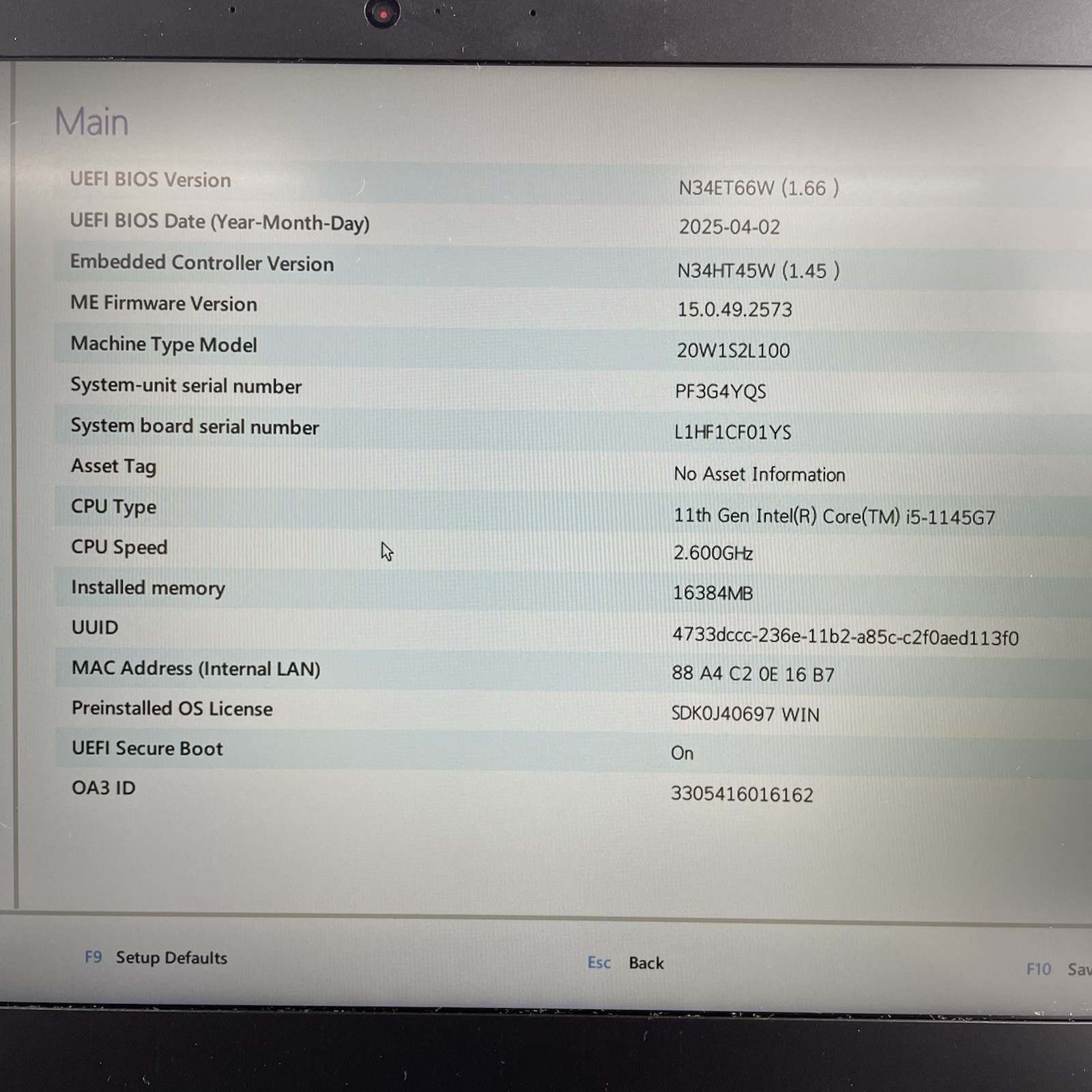 Lenovo ThinkPad T14 Gen2i 14″ i5-1145G7 2.60GHz 16GB RAM No SSD/OS/AC-Bad Bottom