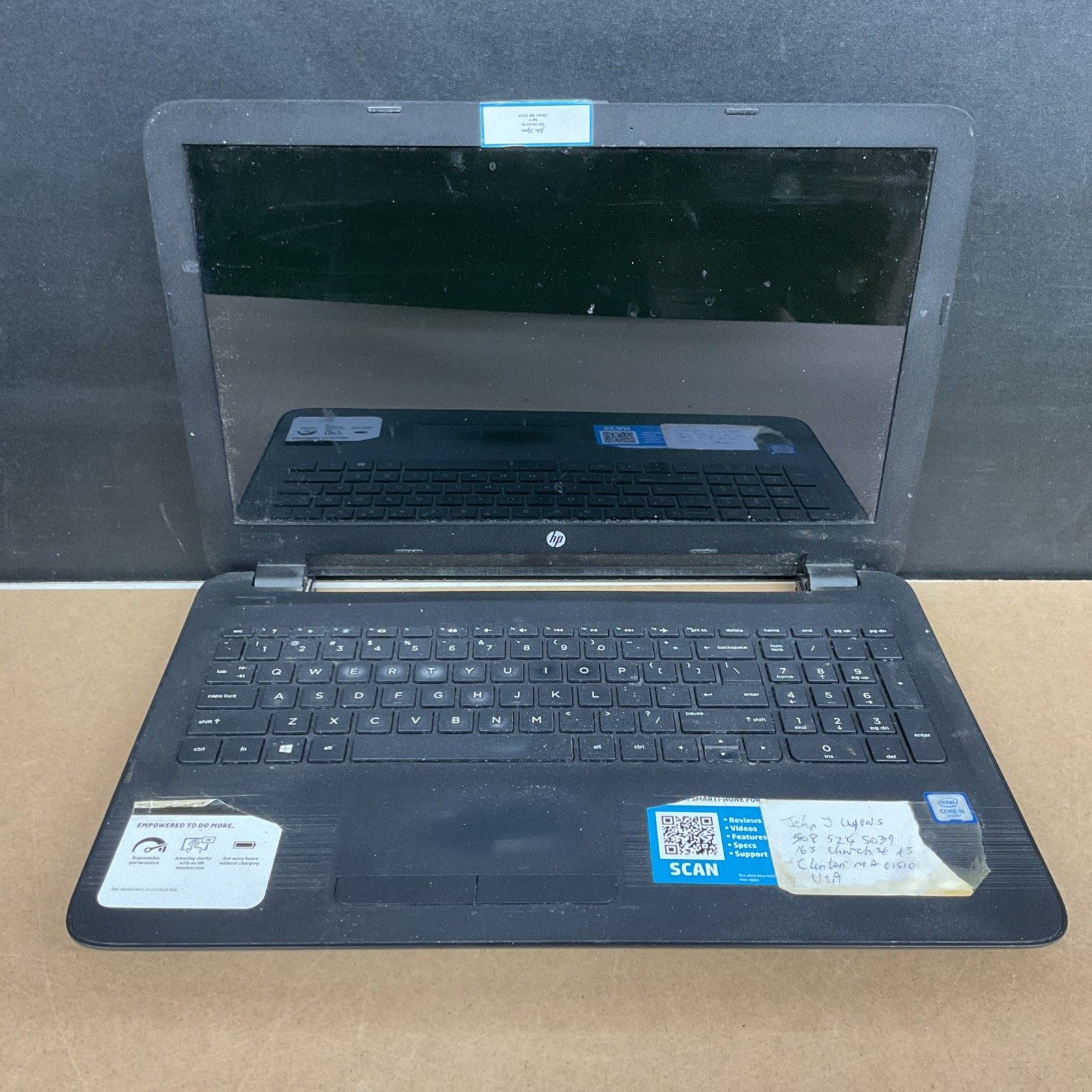 Lot Of 7 HP & Acer Laptops Notebook ENVY DV6 – Broken / Untested / Missing Parts