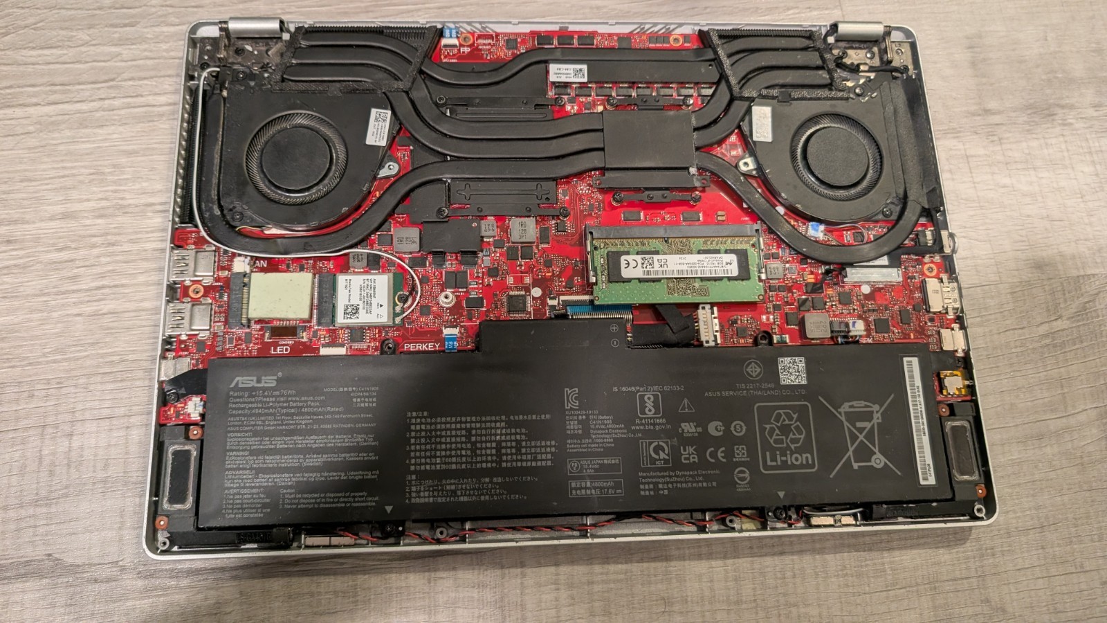 NOT WORKING: Asus ROG Zephyrus G14 GA401Q 14″ Ryzen 9 5900HS 16GB RAM RTX 3060