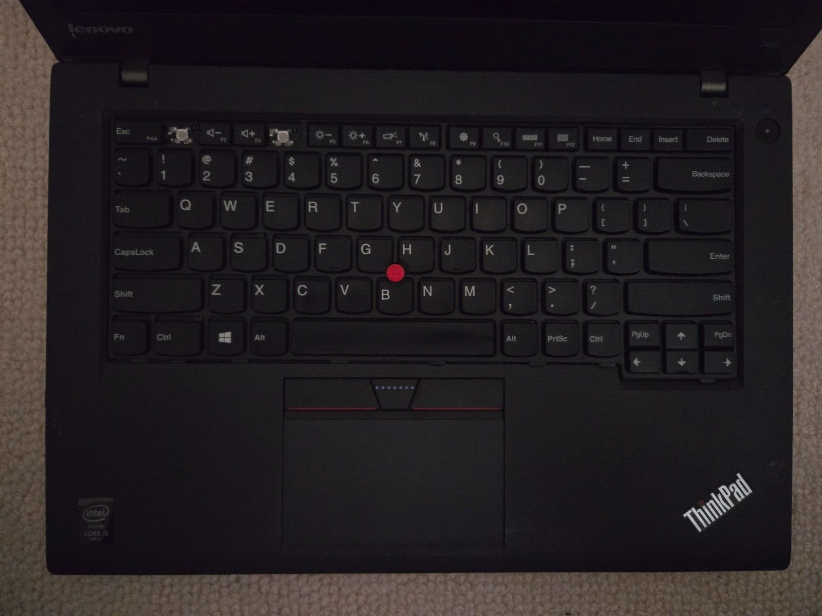 Sleek Lenovo T450 Laptop with ThinkPad Intel Core i5 Processor! Untested