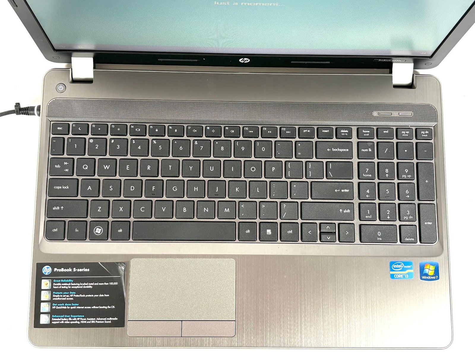 HP ProBook 4530s – 15.6″ HD, 2.2GHz i3, 4GB RAM, 500GB HDD, Windows 10