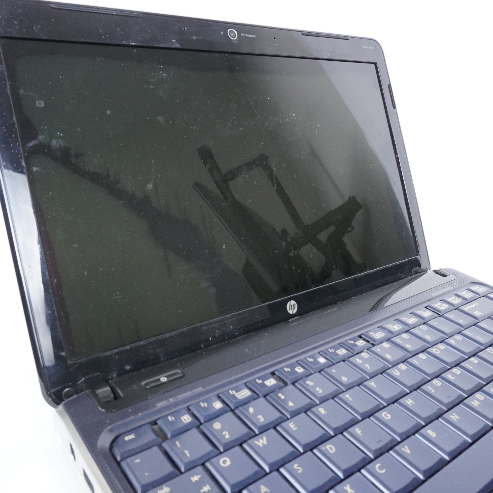 HP Pavilion dv3 Laptop Intel Core 2 Duo Windows Vista Blue For Parts