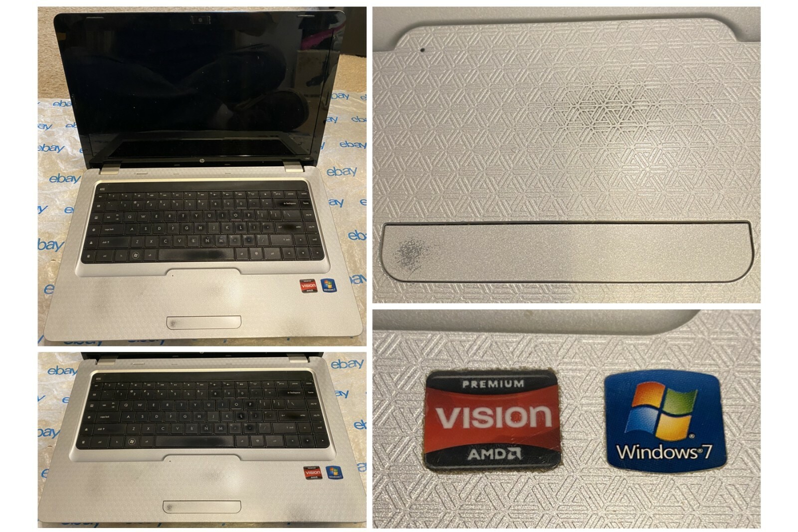 HP G62-222US 3GB RAM NO HDD, NO Power Adapter (for repair)