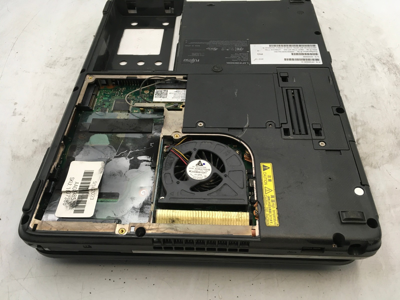 FUJITSU LIFEBOOK TSERIES T730 – BOOTS TO BIOS – INTEL I3 M370 – 4GB RAM -READ-BB