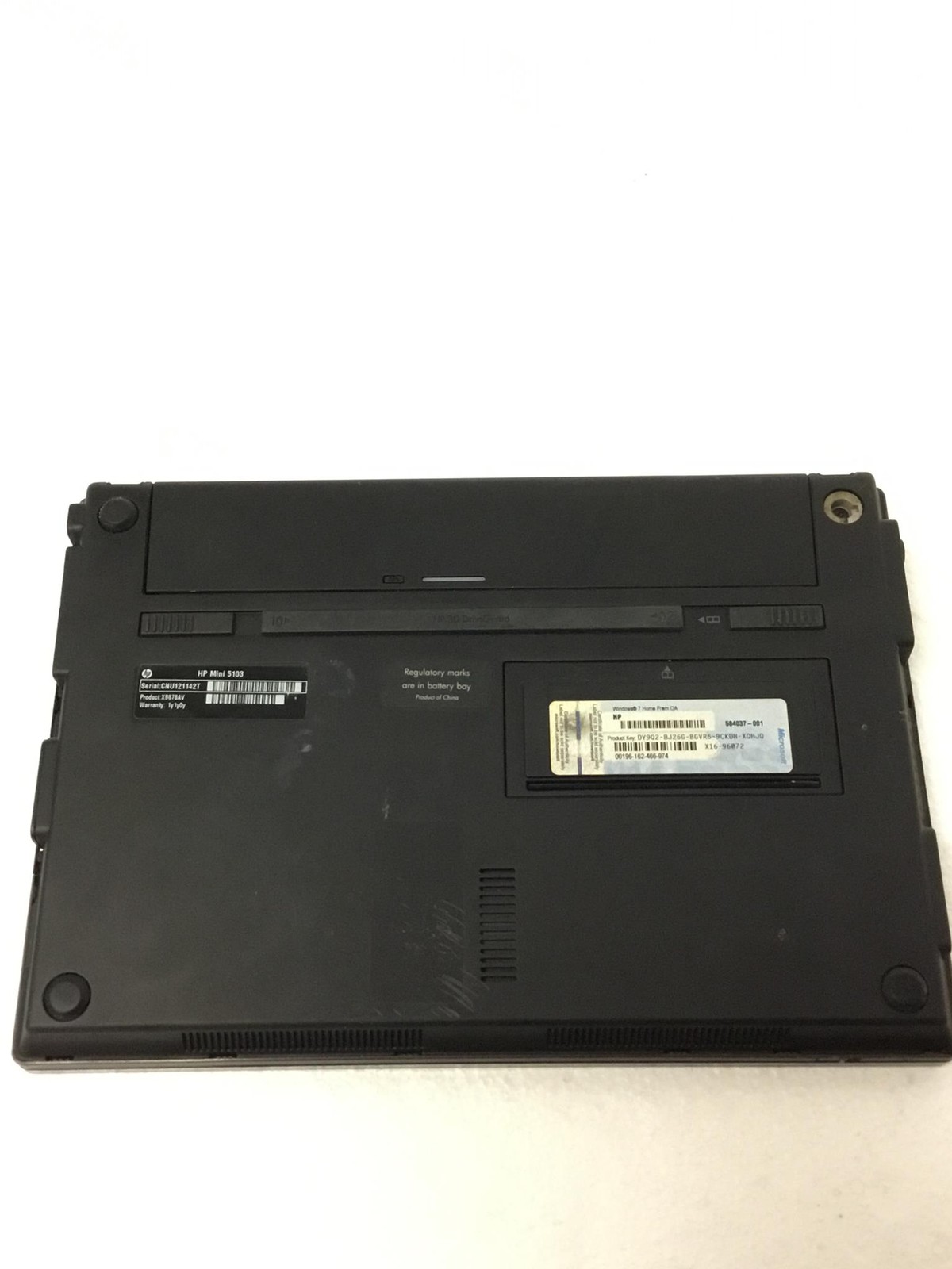 HP Mini 5103 Intel Atom Cpu N475 1.83GHz 10″ Laptop w/2GB, Ac Adapter, FREE SHIP