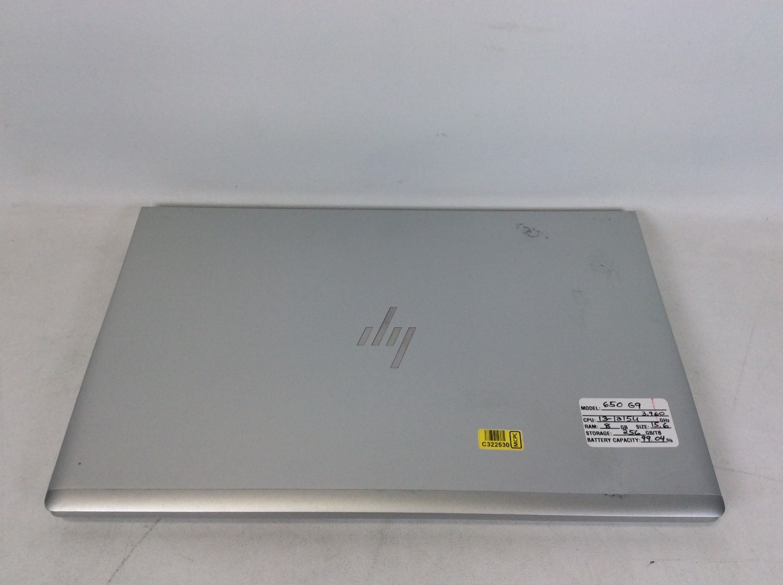 HP Elitebook 650 G9 15.6″ i3-1215u 8GB RAM 256GB SSD +Charger Battery Cap 99%