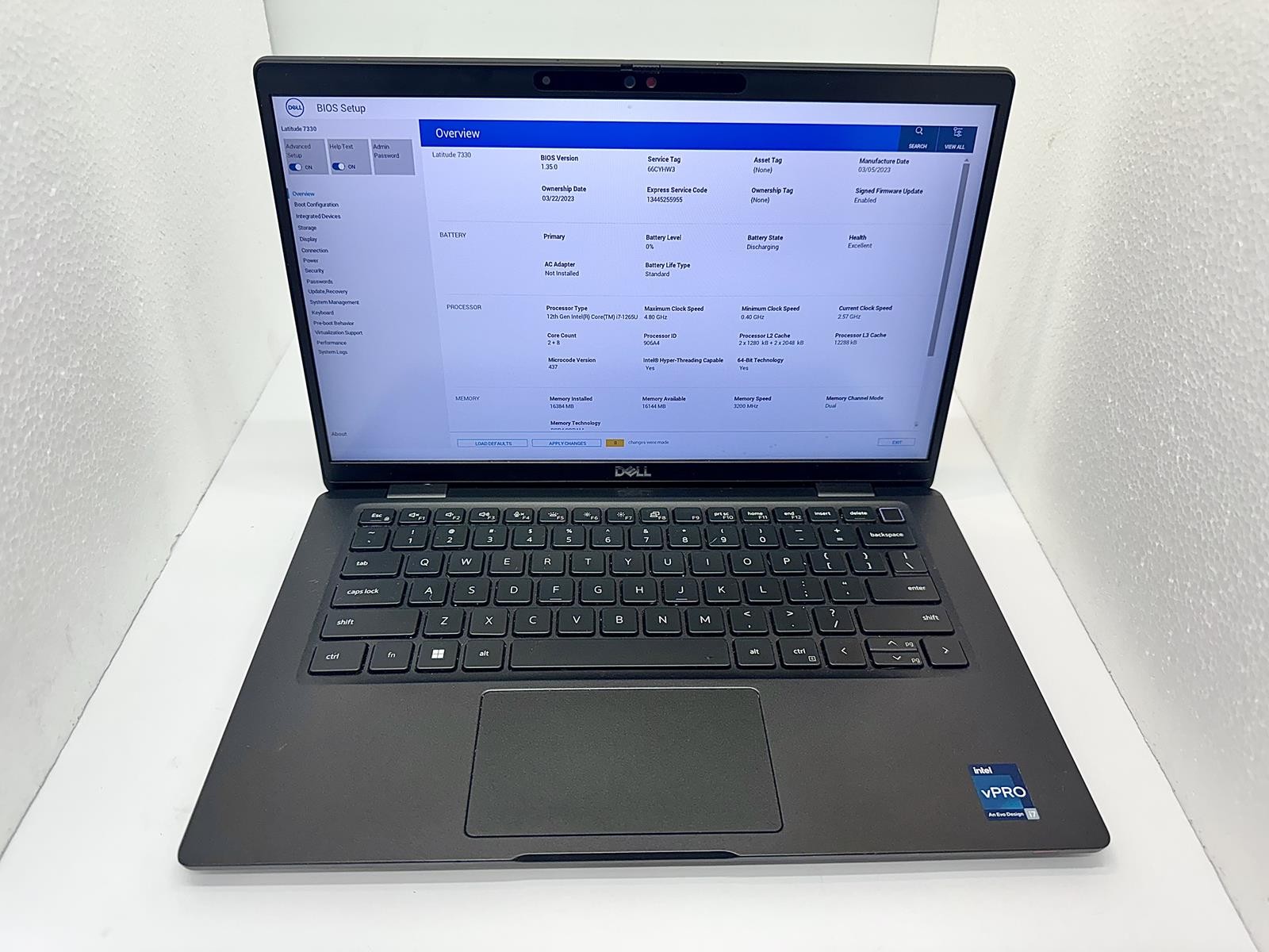 Dell Latitude 7330, 12th Gen Intel Core i7-1265U, 16GB RAM, 512GB NVMe