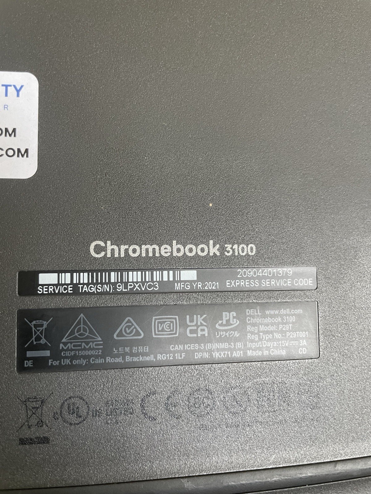 Dell Chromebook 3100 2-in-1 11.6″ N4020 @1.10GHz 4GB RAM 32GB eMMc *SEE PHOTOS*