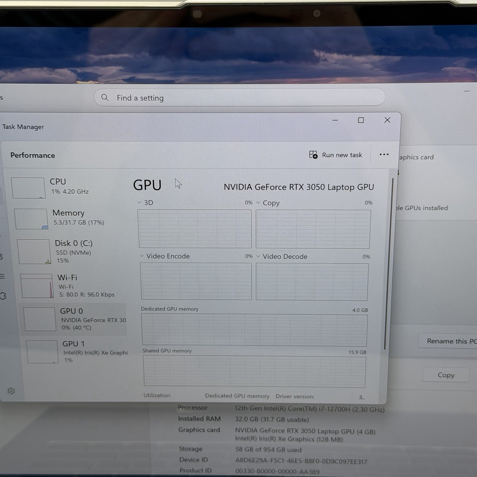 Lenovo Slim 7 Pro X 14.5″ 3K Touch Core i7-12700H 32GB 1TB SSD RTX 3050 W11 Pro