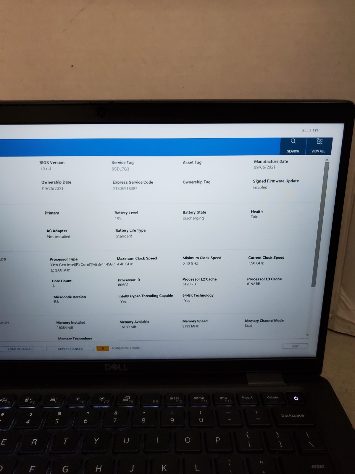Dell Latitude 7420 14″ Laptop i5-1145G7 2.60GHz 16GB 256GB SSD Win11 #69