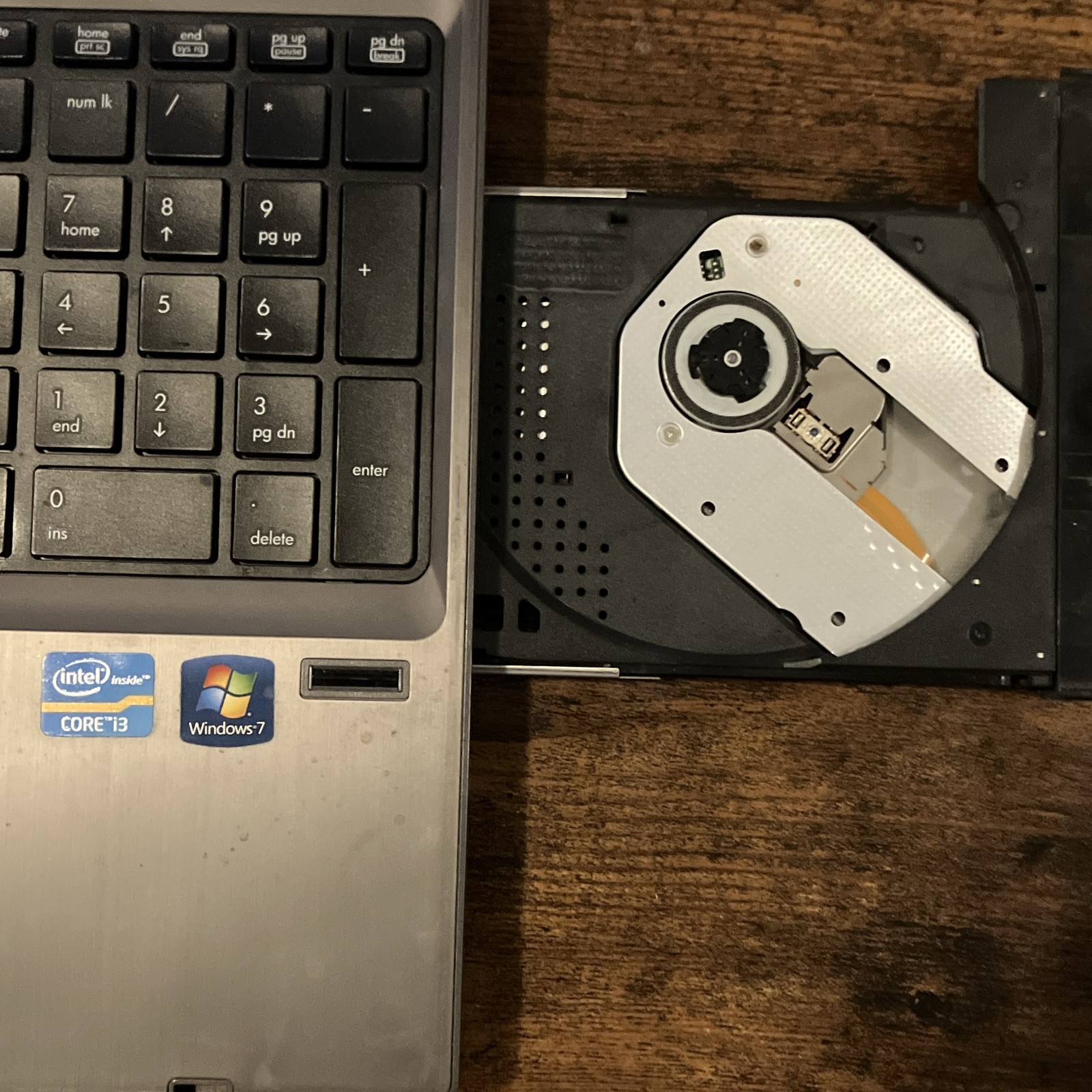 HP ProBook 6570b 15.6in Intel Core i3 Windows 7 Silver Laptop w/ Webcam
