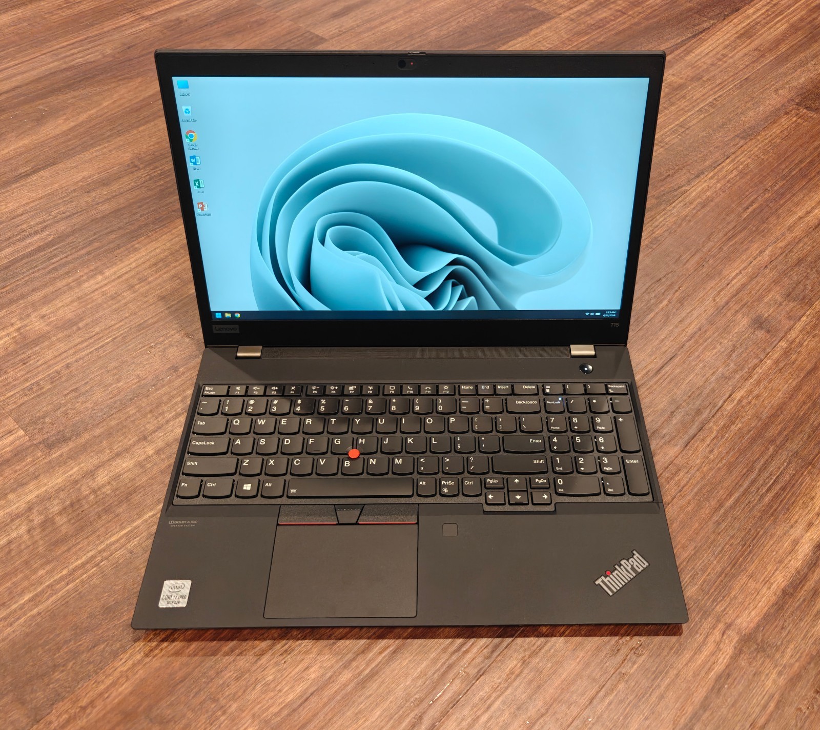 Lenovo ThinkPad T15 Laptop 15.6″ Touchscreen Intel i7 32GB RAM 512GB NVMe Win11