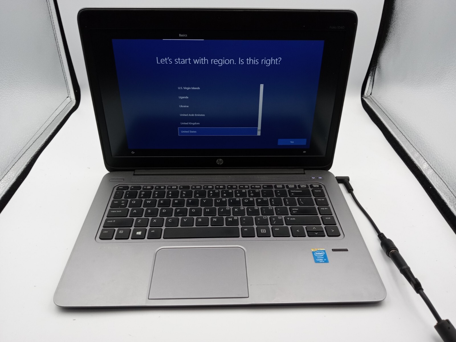 HP EliteBook 1040 G2 14″ Laptop Intel i7-5600U 4GB 128GB W10 – NO BATTERY -RR