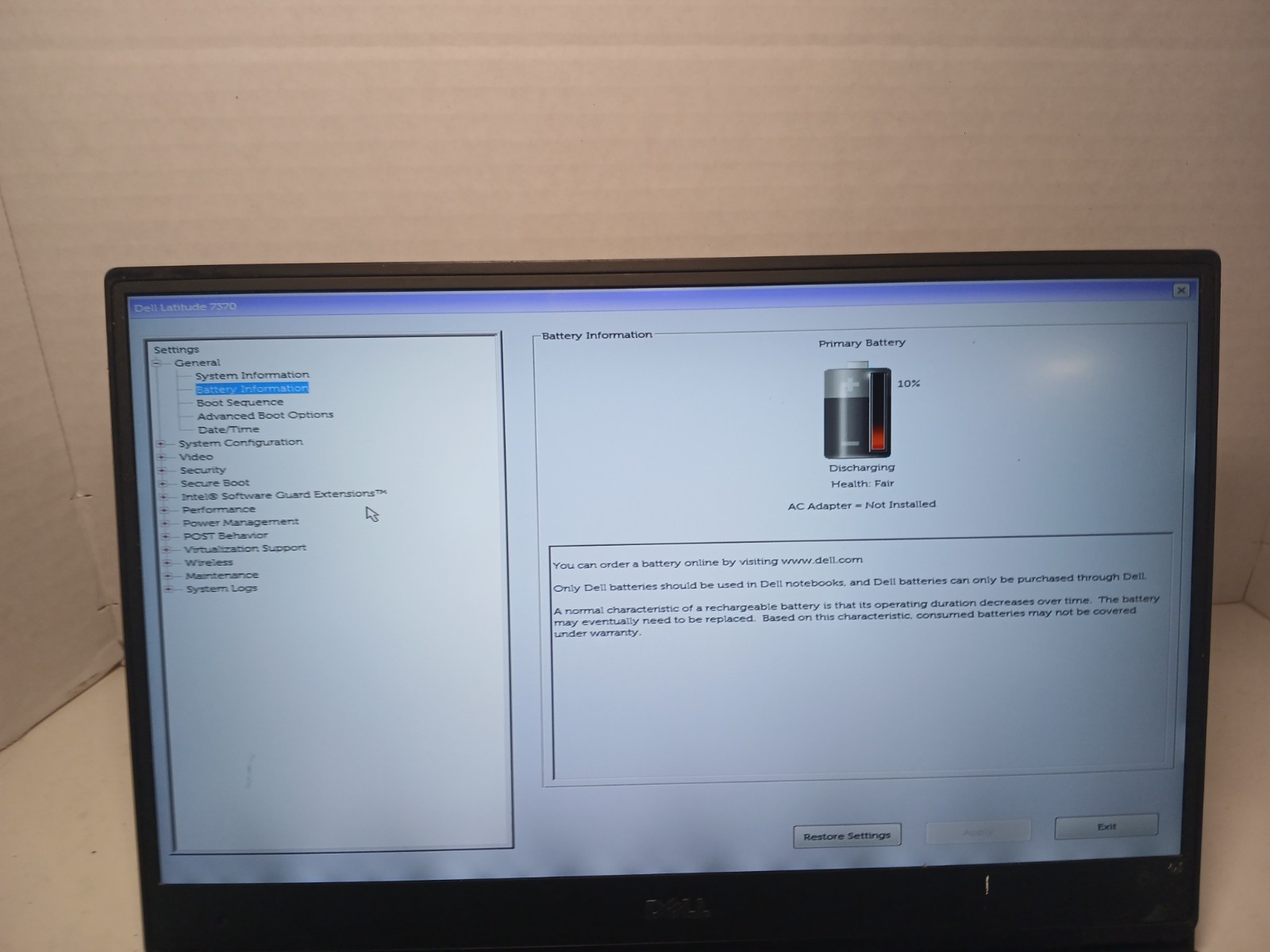 Dell Latitude 7370 m7-6Y75 16GB RAM No SSD/HDD/OS! BAD LCD #97