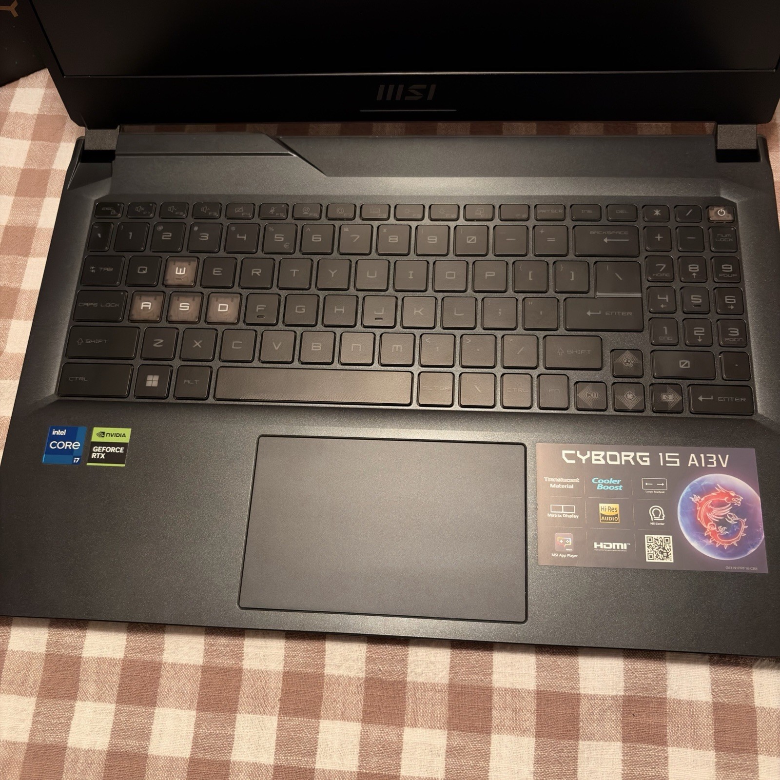 MSI Cyborg 15 A13V Gaming Laptop