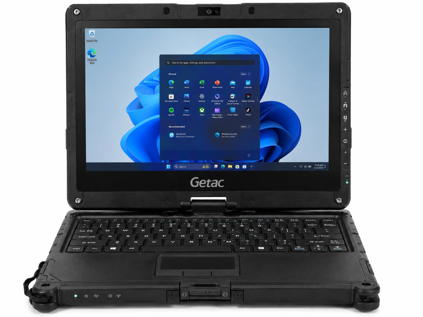 Getac V110 G5 Rugged Laptop Tablet i7-8665U 16GB RAM 256GB SSD LTE 4G Win11 Pro