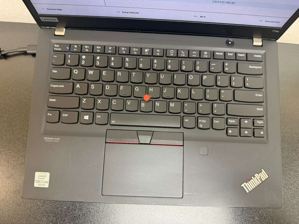 Lenovo T14s Gen 1 14in i7-10610U 1.80GHz 16GB RAM 256GB SSD Win 11 Pro