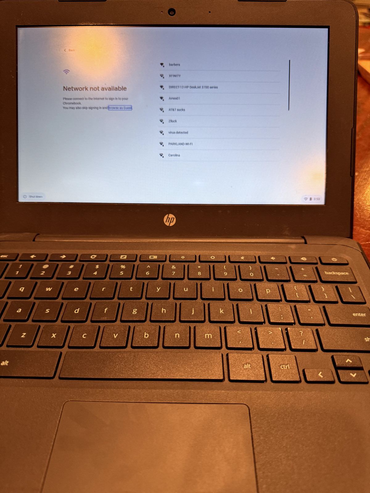 HP 11A G6 EE 11.6″ 4GB 16GB SSD Chromebook *See Photos* WORKS Good