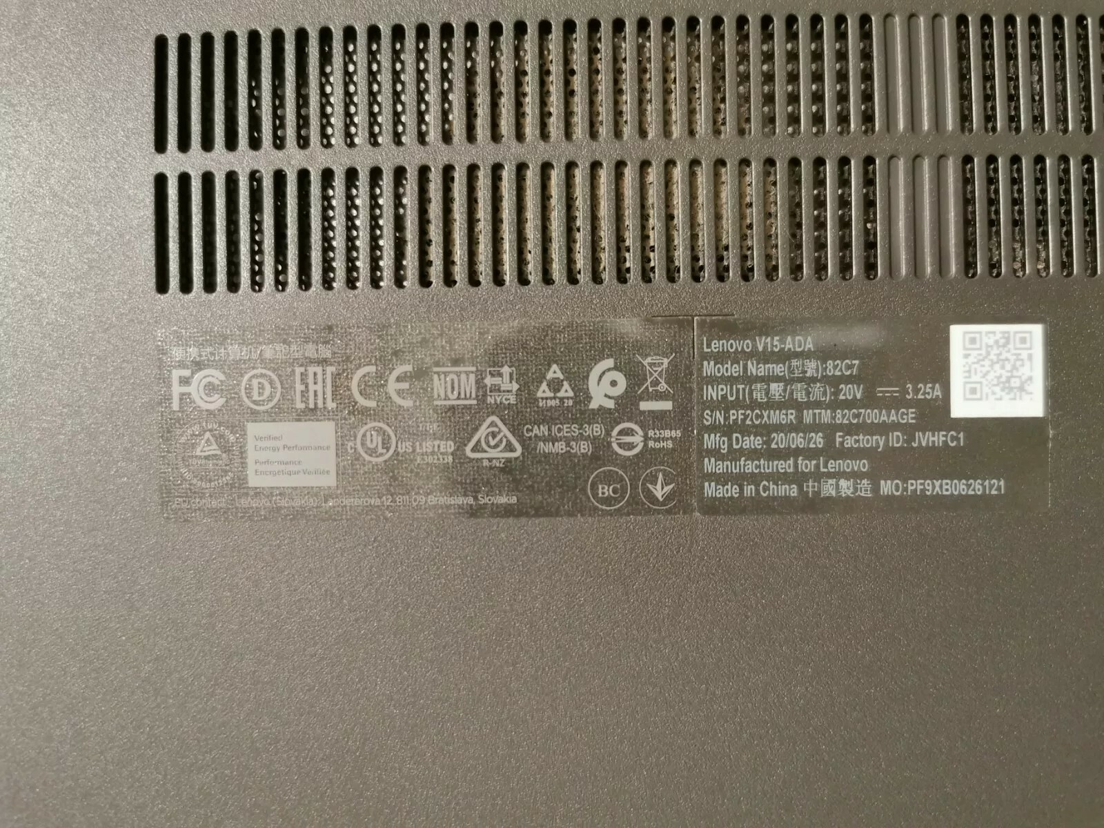 Laptop Lenovo Ryzen 5 / 8GB Ram DDR4 / 500GB SSD / Radean Vega