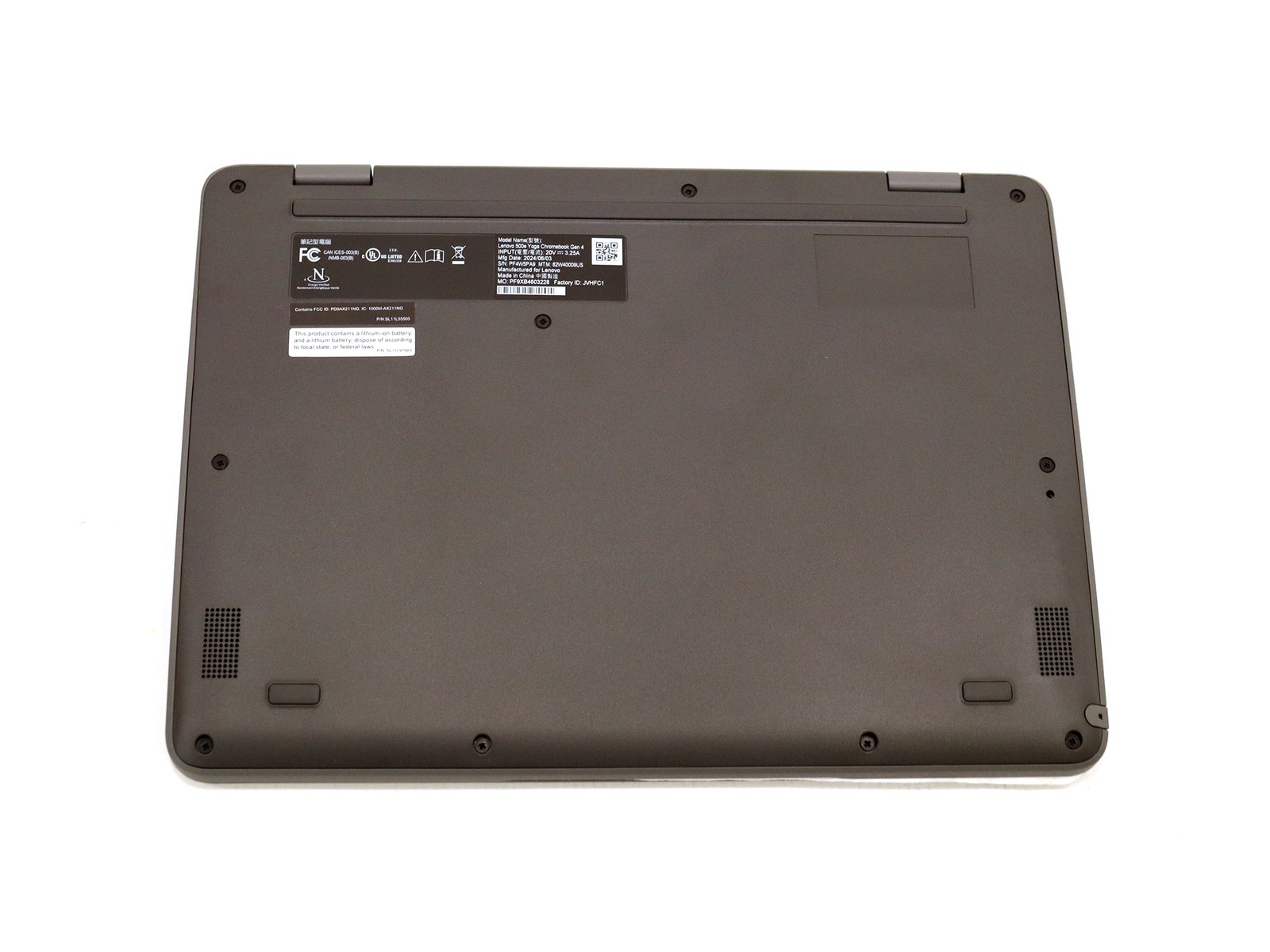 Lenovo 500e Yoga Chromebook Gen 4 12.2″ WUXGA Touch 2-in-1 N100 4GB 32GB eMMC