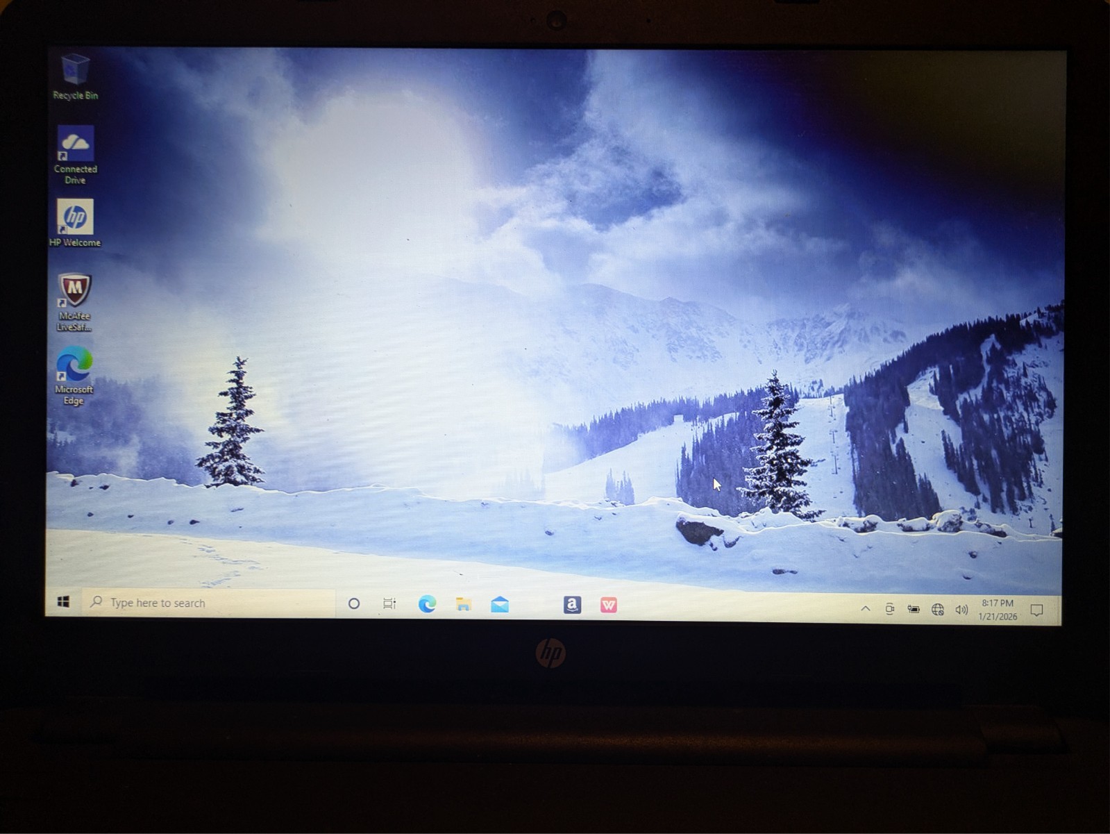 HP Laptop 15-ac121dx Intel i3-5010U 2.10GHz 6GB RAM HDD WIN 10 READ