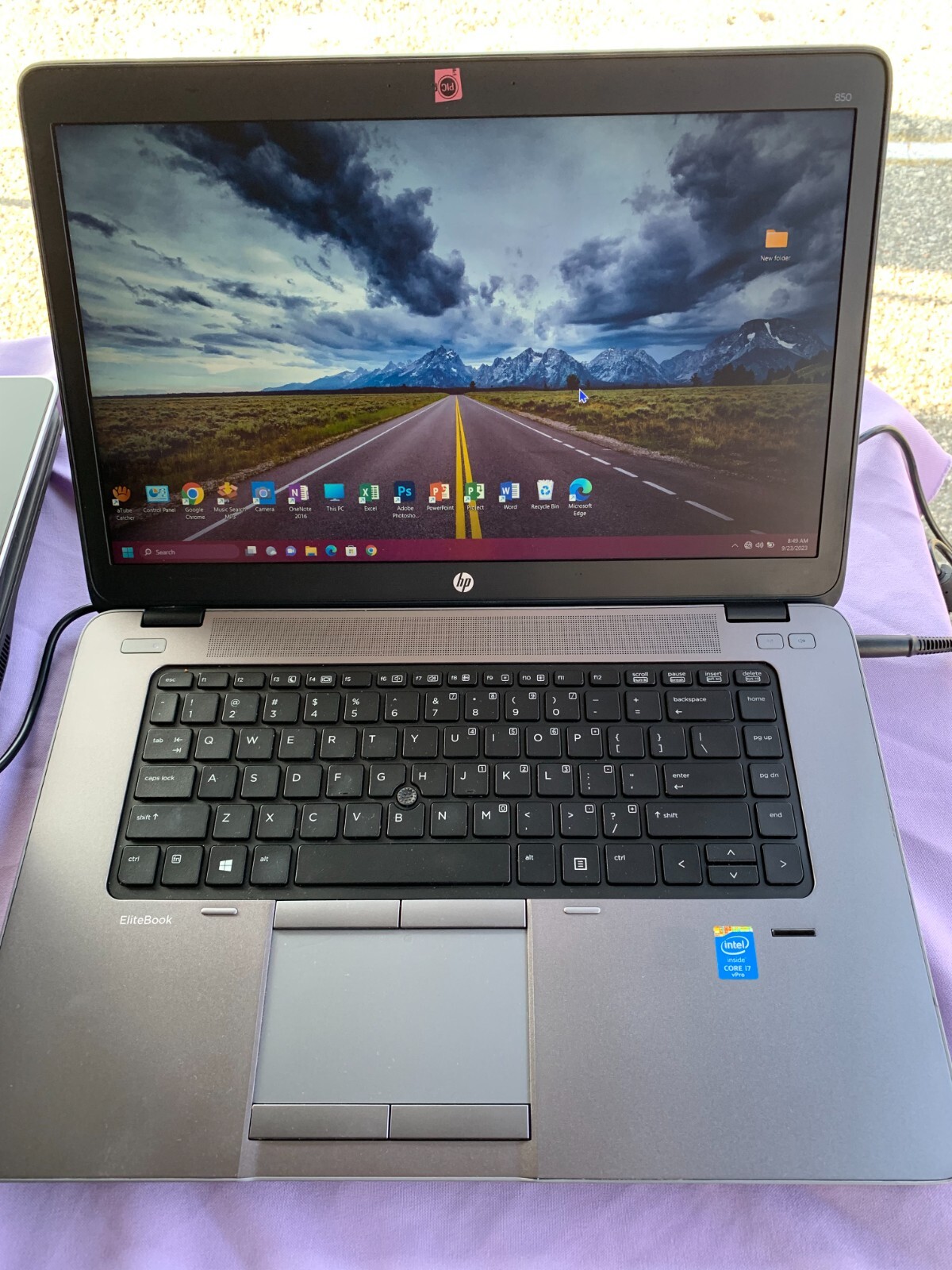HP ELIBOOK model # 850-G1 i7…i7…i7…. 128 gb ( solid state hard drive )